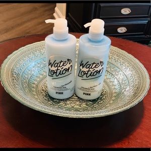 💙SOLD 💙. VS Pink Water Lotion Set of 2 NEW 14 oz. Size Bottles